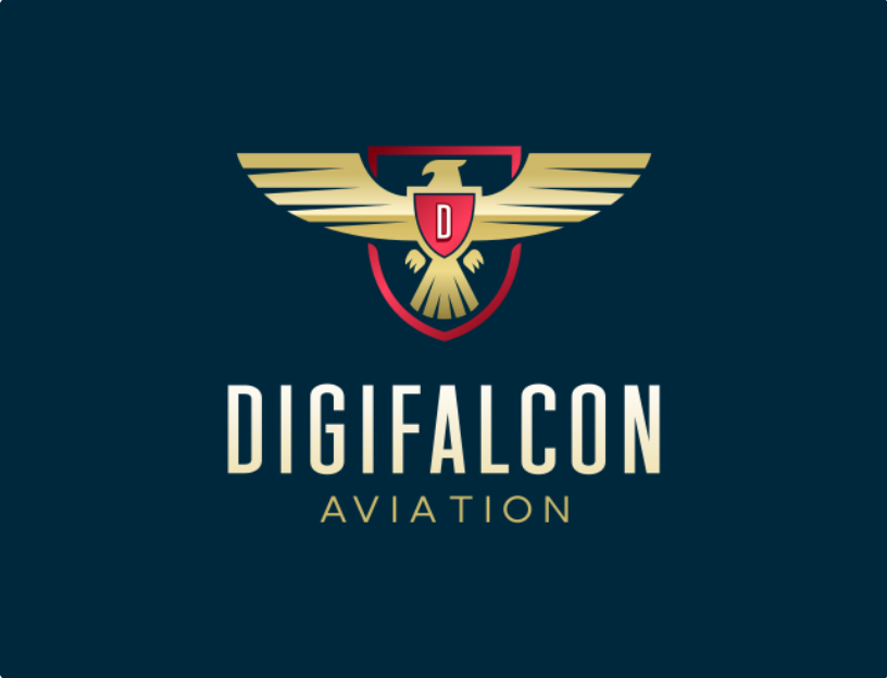 eagle shield aviation logo logo maker design com 01 08 2026 10 15 pm